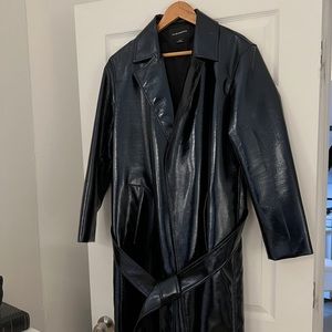 Club Monaco Latex Trench